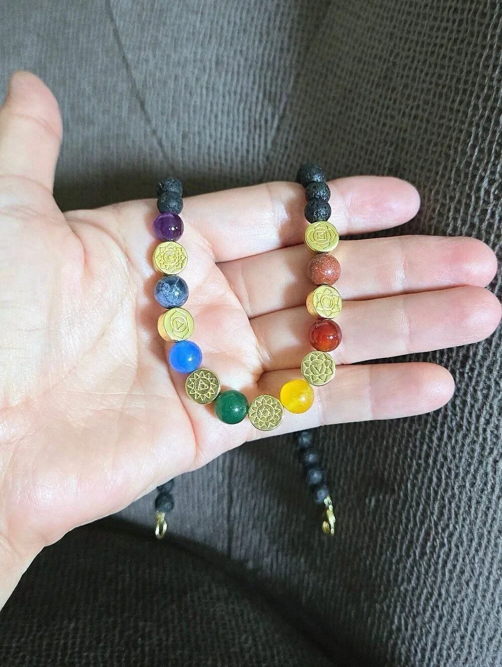 Shivam Seven7️⃣ Chakras🧘♀️ Beaded Necklace - NWT - Picture 10 of 15